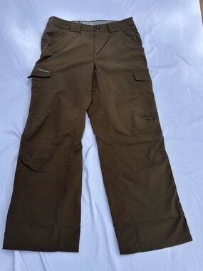 Columbia Men's Nylon Brown Cargo Pants size 30